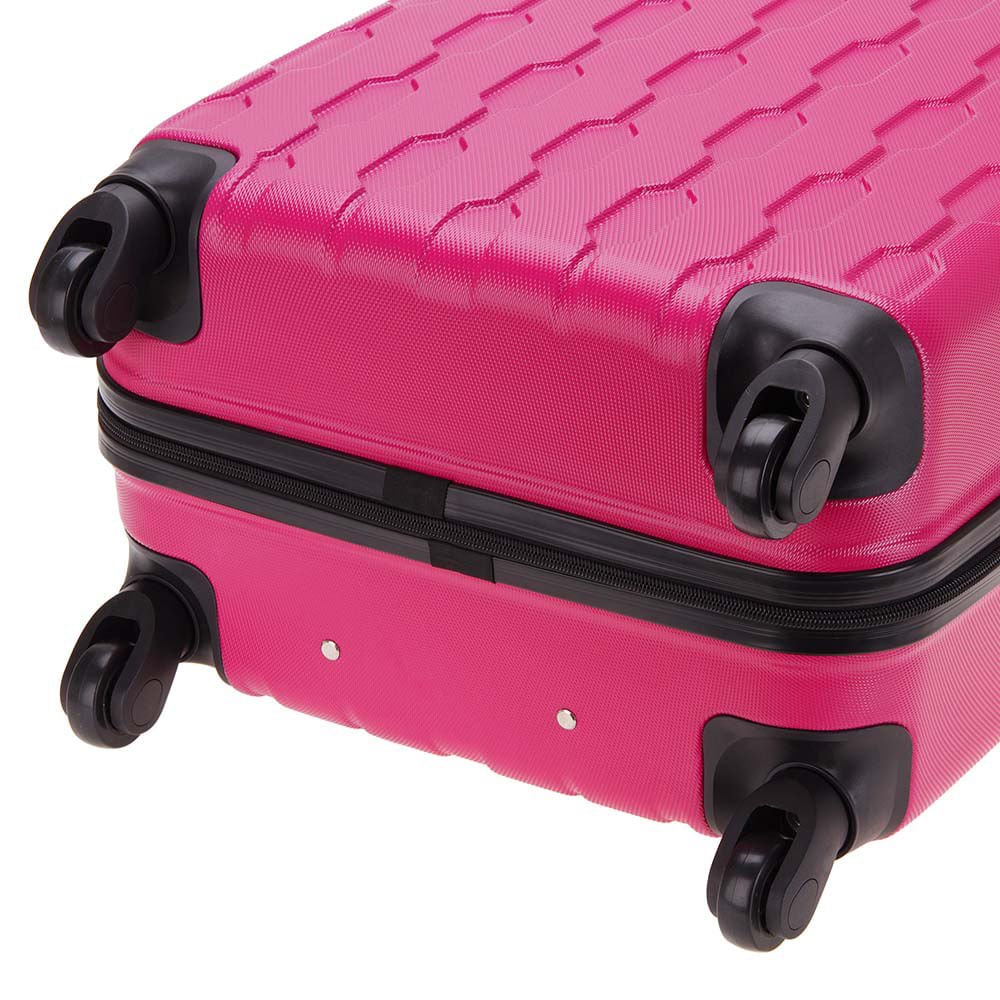 Mala Tonin Frevo Rígida Cadeado Média Rosa Rosa 4