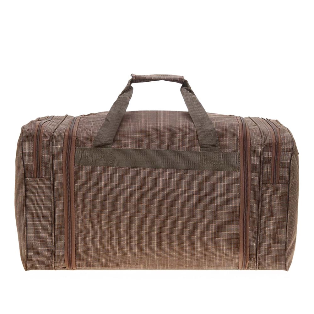 Sacola Unissex Tonin Poliester Bolsos Laterais Marrom Marrom 2