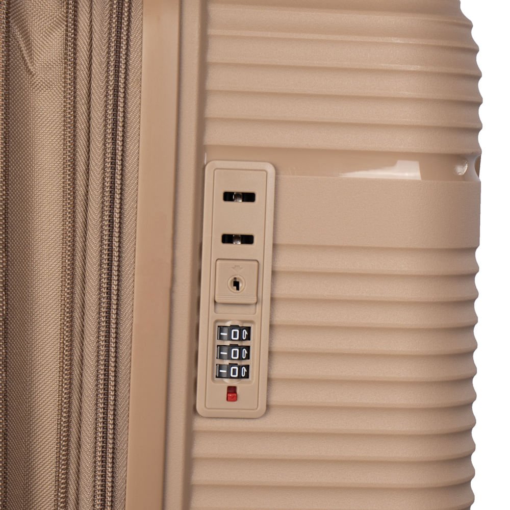 Mala Tonin Karbono Polipropileno Cadeado Grande Nude Nude 4