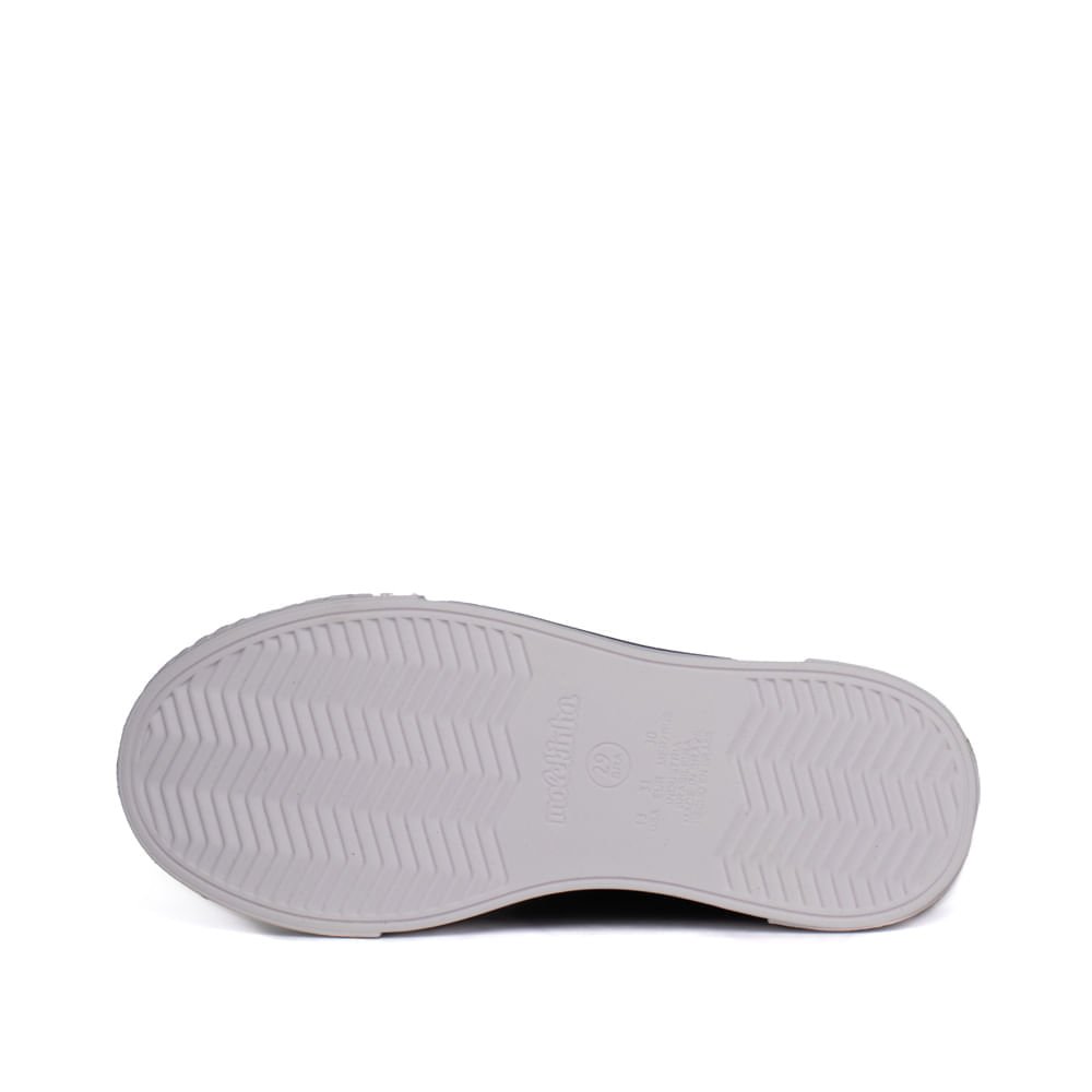 Tênis Infantil Molekinha Casual Adereço Metal Preto Preto 2