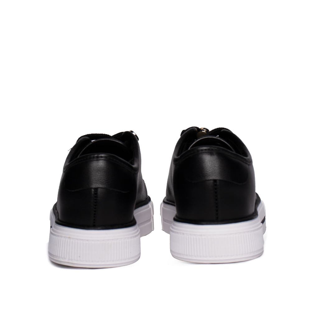 Tênis Infantil Molekinha Casual Adereço Metal Preto Preto 3