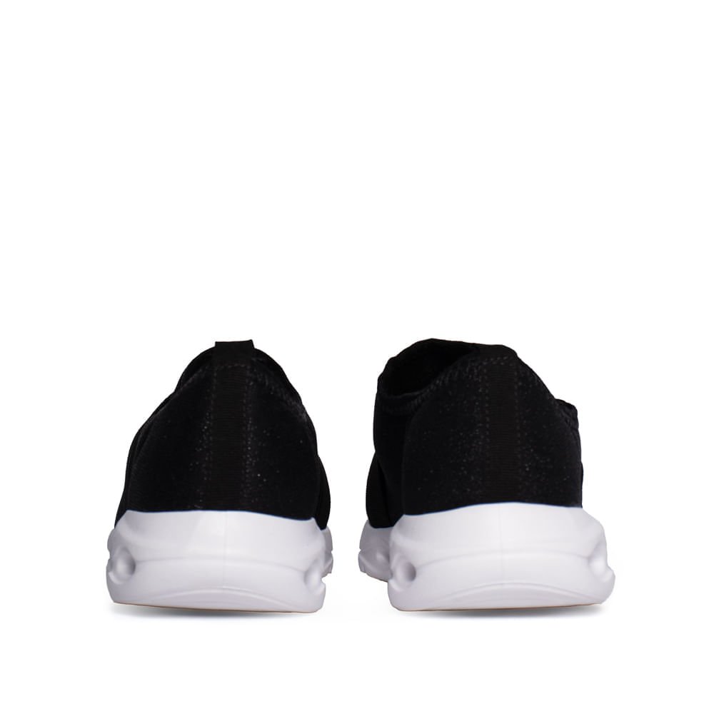 Tênis Infantil Molekinha Calce Fácil Têxtil Preto Preto 2