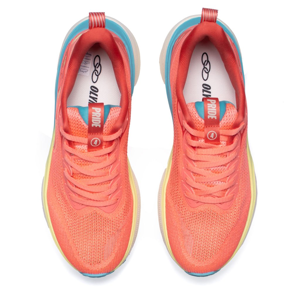 Tênis Feminino Olympikus Pride 4 Coral Coral 4