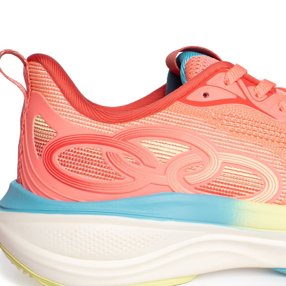 Tênis Feminino Olympikus Pride 4 Coral Coral 6