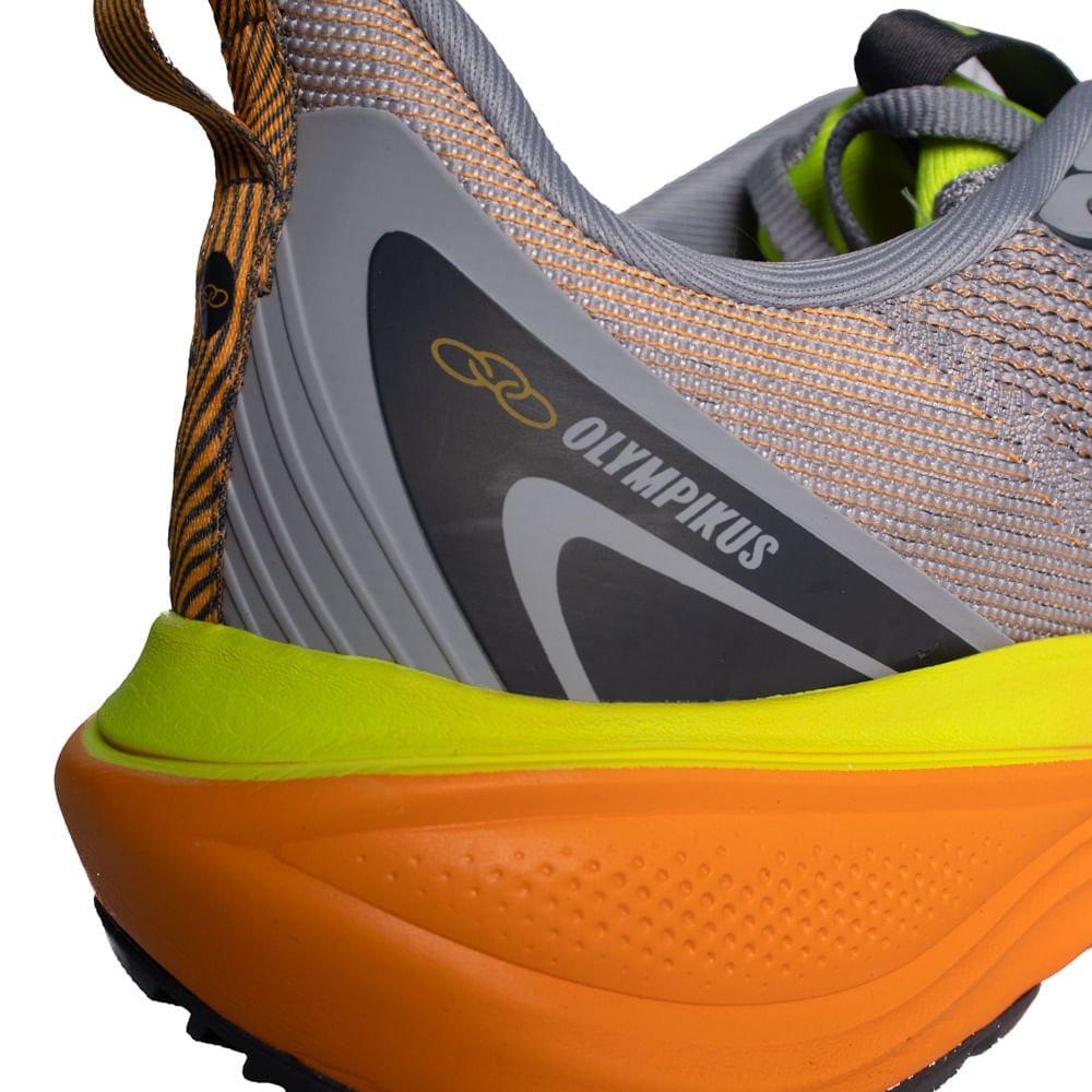 Tênis Masculino Olympikus Pride 4 Cinza/Laranja Cinza/Laranja 6