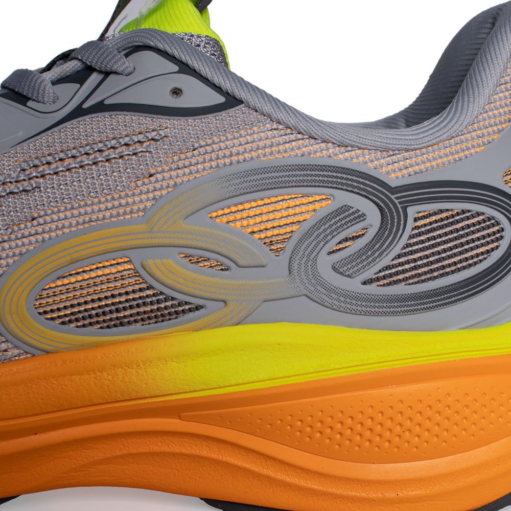 Tênis Masculino Olympikus Pride 4 Cinza/Laranja Cinza/Laranja 8