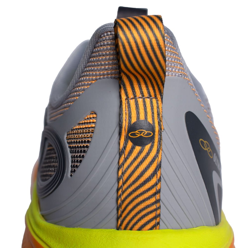 Tênis Masculino Olympikus Pride 4 Cinza/Laranja Cinza/Laranja 9