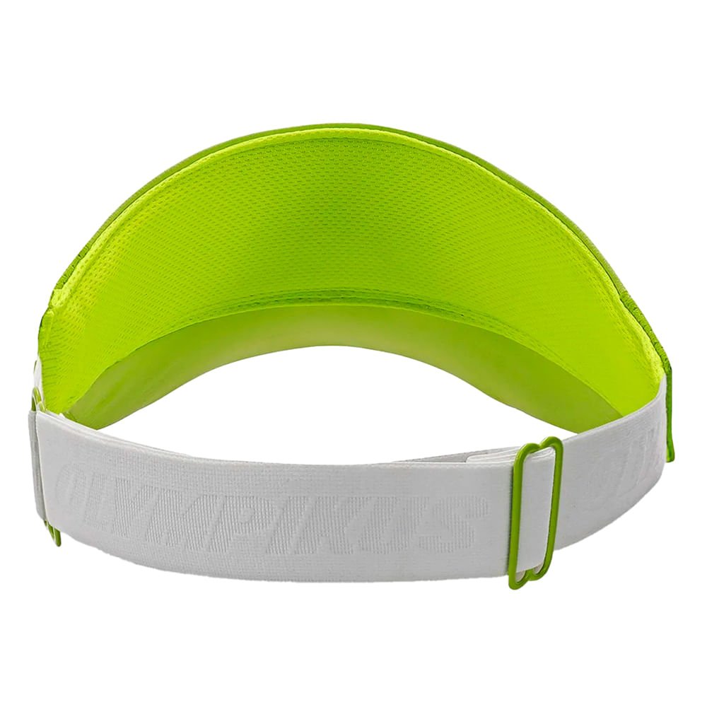 Viseira Unissex Olympikus Run Mesh Verde Neon/Cinza/Branco Verde Neon 2