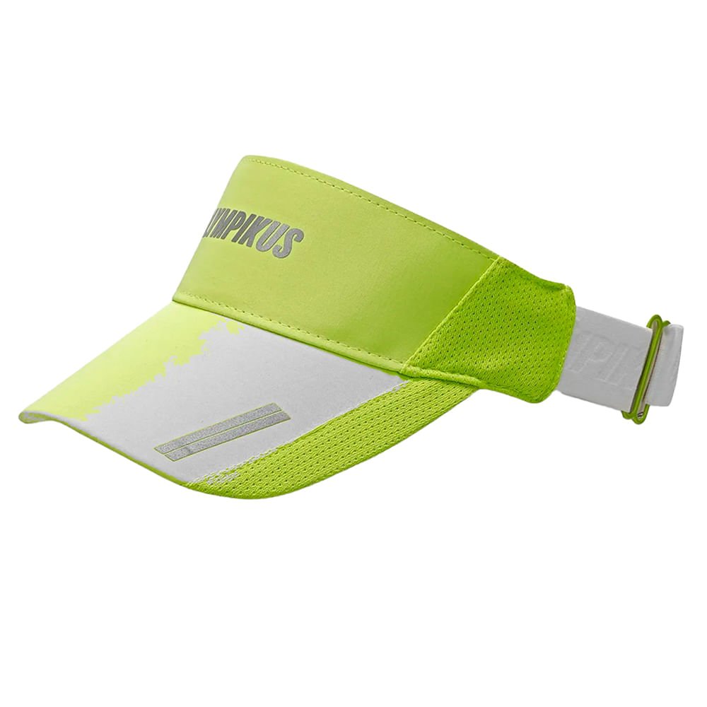 Viseira Unissex Olympikus Run Mesh Verde Neon/Cinza/Branco Verde Neon 3