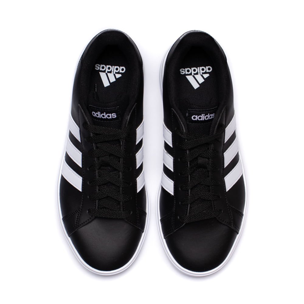 Tênis Feminino Adidas Grand Court Base 2.0 Simp Preto/branco Preto/Branco 4