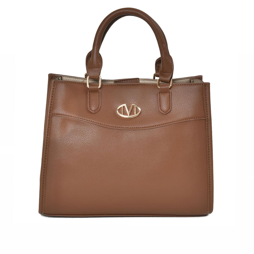 Bolsa Feminina Via Marte Tote Média Floather Marrom