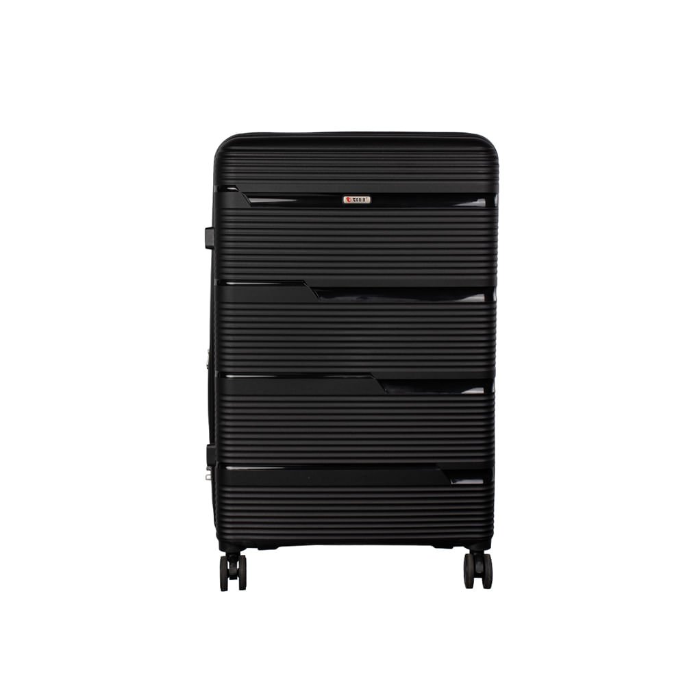 Mala Tonin Karbono Polipropileno Cadeado Grande Preto