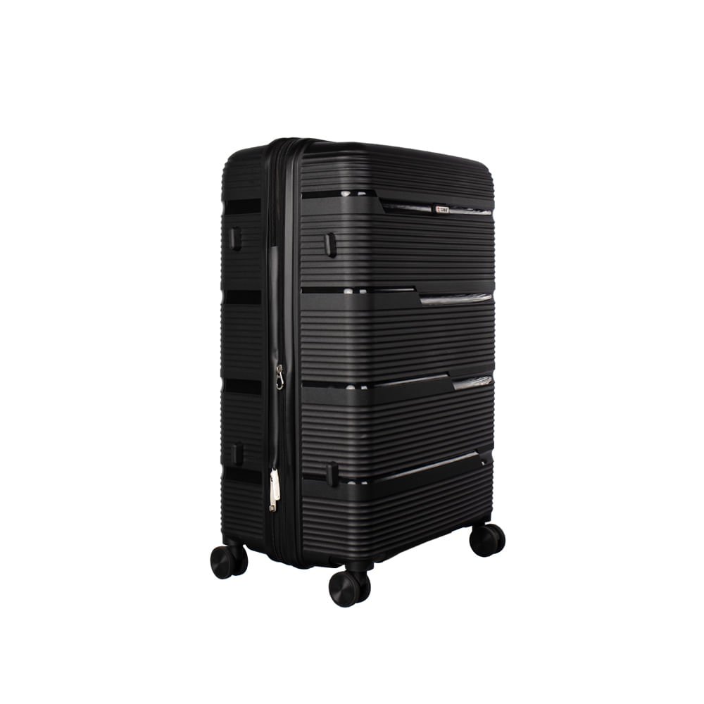 Mala Tonin Karbono Polipropileno Cadeado Grande Preto Preto 3