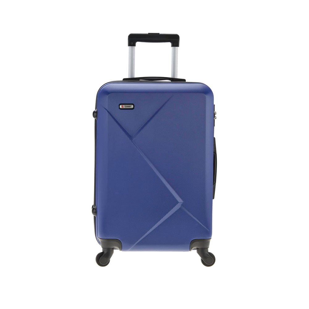 Mala Tonin Boreal Rígida Cadeado Média Azul