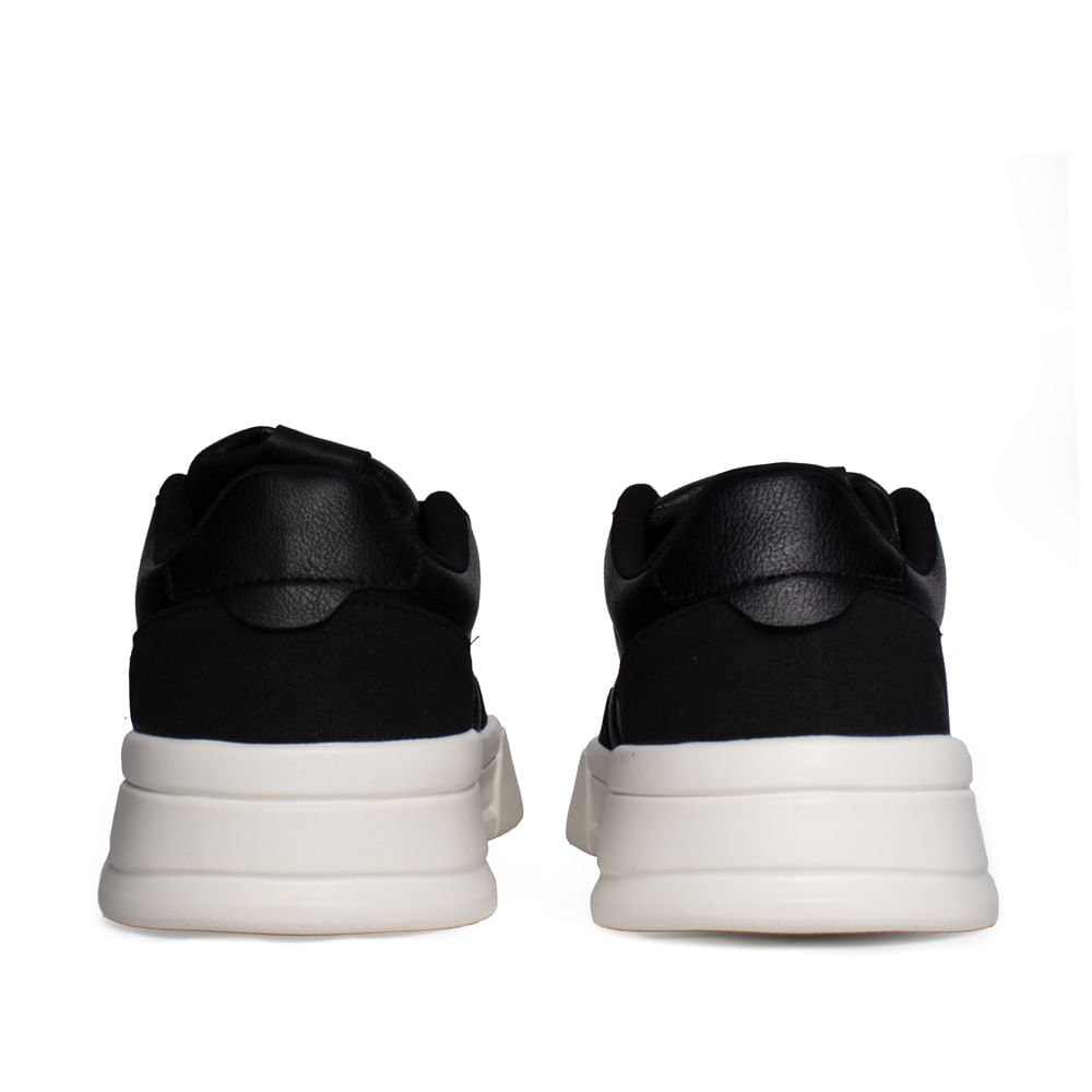 Sapatênis Masculino Polo Go Recortes Camurça Preto Preto 3