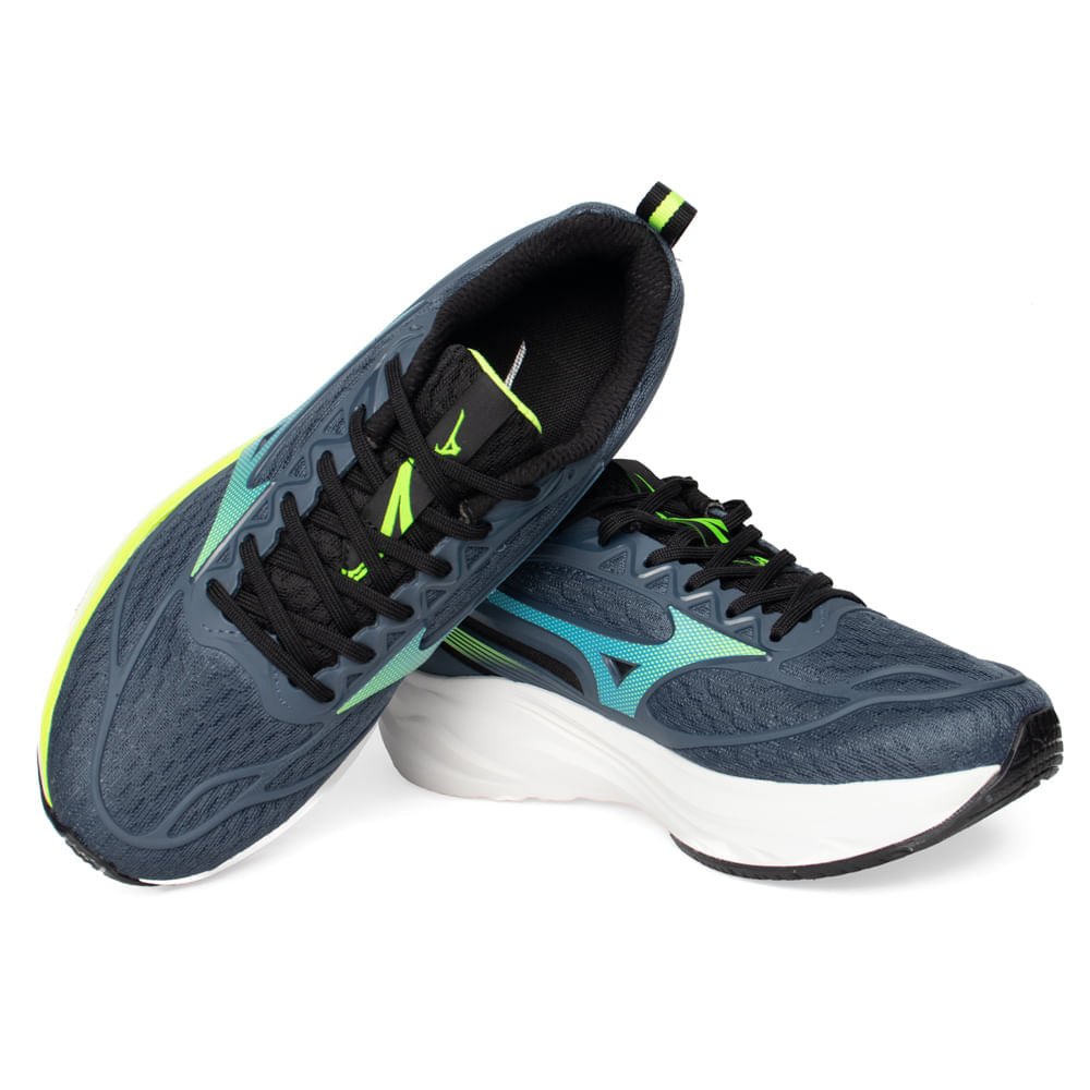 Tênis Mizuno Juvenil Mizuno Space 5 JR Marinho/Verde Marinho/Verde 7