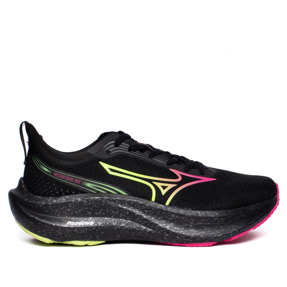 Tênis Masculino Mizuno Base One Preto/rosa