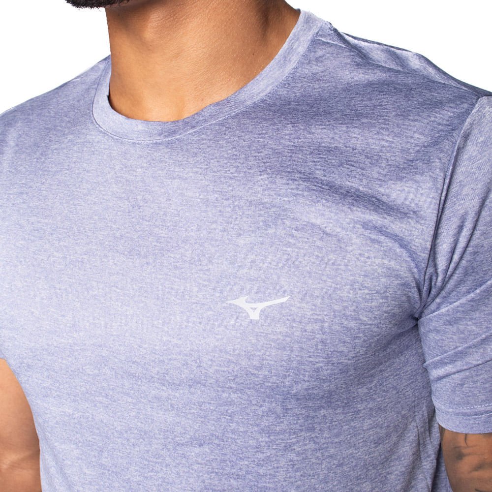 Camiseta Masculina Mizuno Run Spark II Azul Azul 3