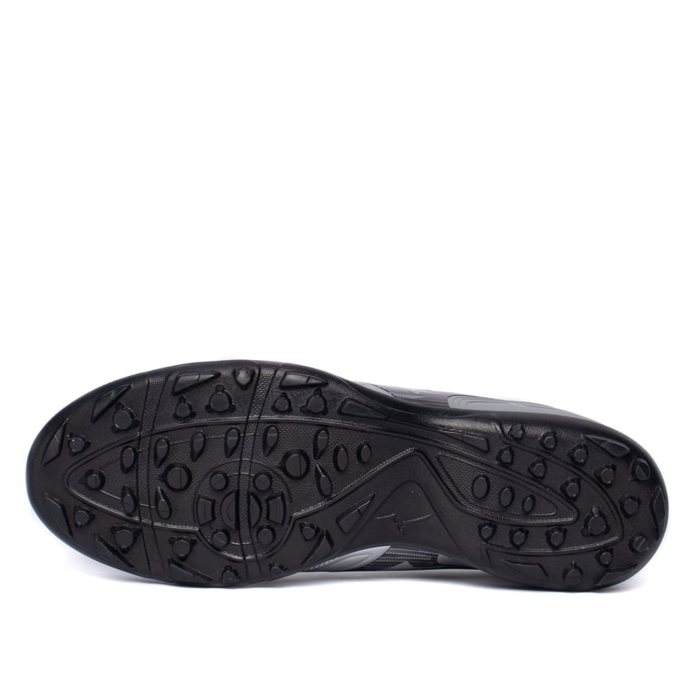 Chuteira Masculina Society Mizuno Regent Prata/Preto Prata/Preto 2