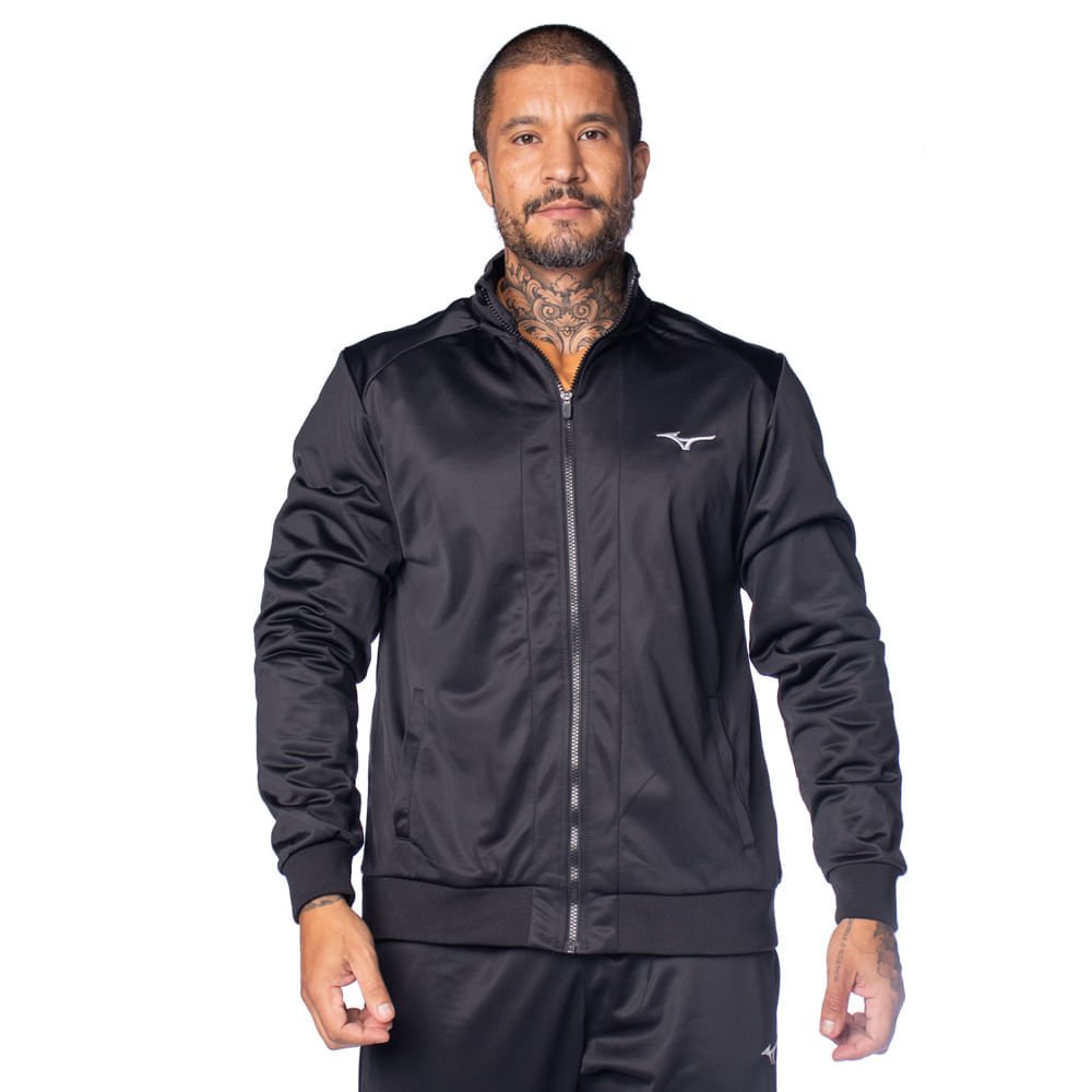 Agasalho Masculino Mizuno Basic Preto Preto 2