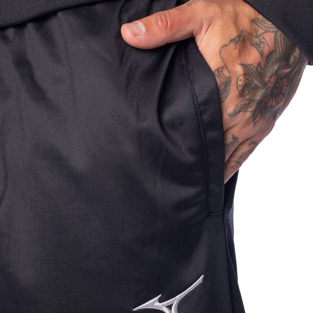 Agasalho Masculino Mizuno Basic Preto Preto 7
