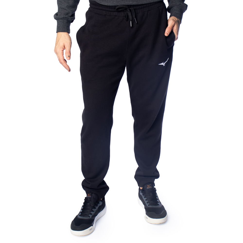 Calça Masculina Mizuno Jogger Esportiva Leve Preto