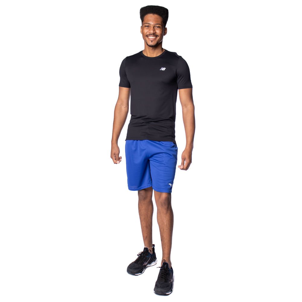 Bermuda Masculina Mizuno Root Mesh Azul Azul 5