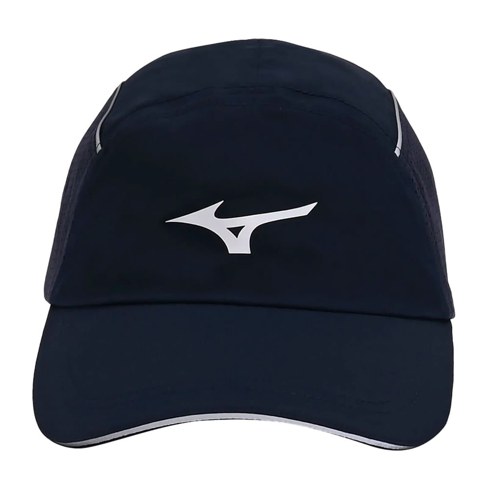 Boné Unissex Mizuno Aero Tecido Leve Refletivo Azul Escuro Azul Escuro 2