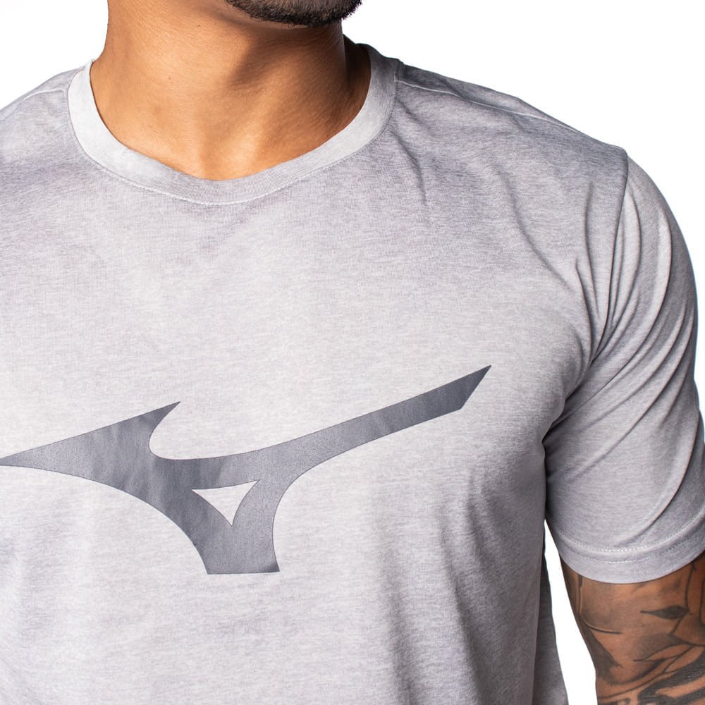 Camiseta Masculina Mizuno Spark Cinza Cinza 3