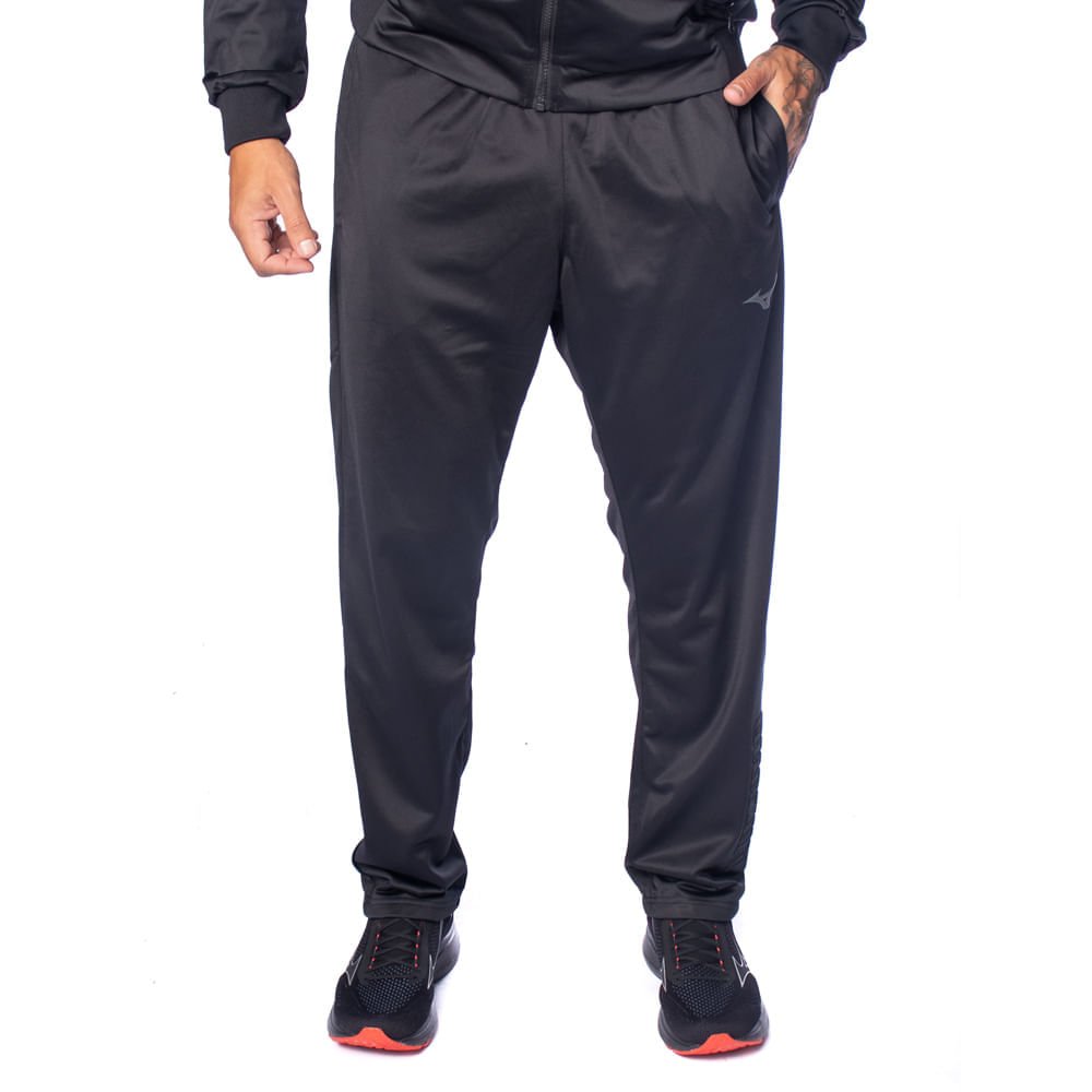 Agasalho Masculino Mizuno Root II Preto/Bordô Preto/Bordô 5