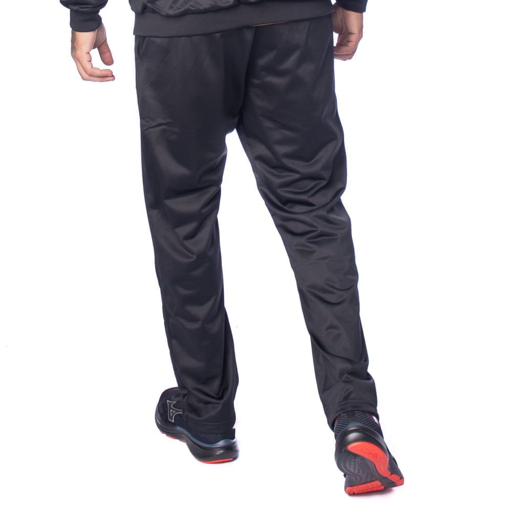 Agasalho Masculino Mizuno Root II Preto/Bordô Preto/Bordô 6