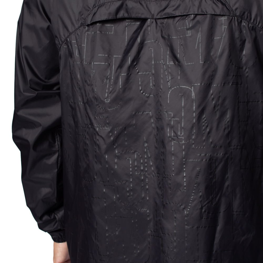 Jaqueta Corta Vento Masculina Mizuno High Preto Preto 3