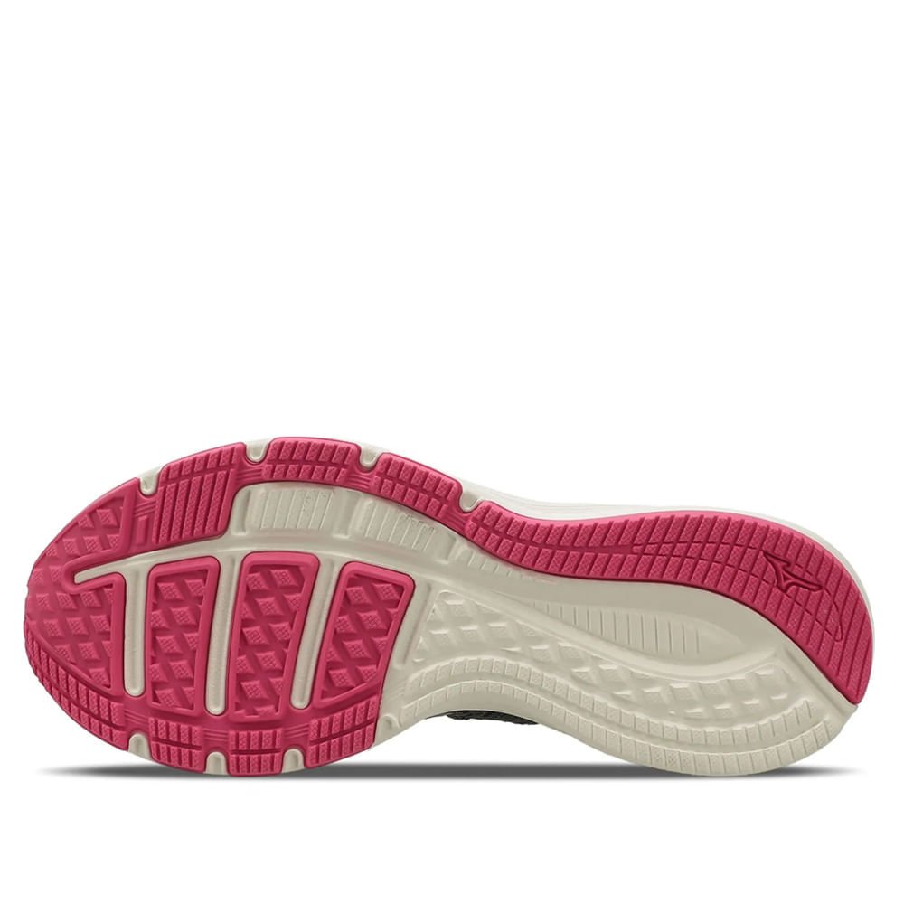 Tênis Feminino Mizuno Cool Ride 3 Cinza Escuro e Pink Cinza 2