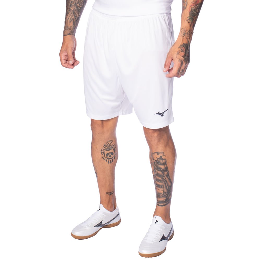 Calção Masculino Mizuno Futebol Branco