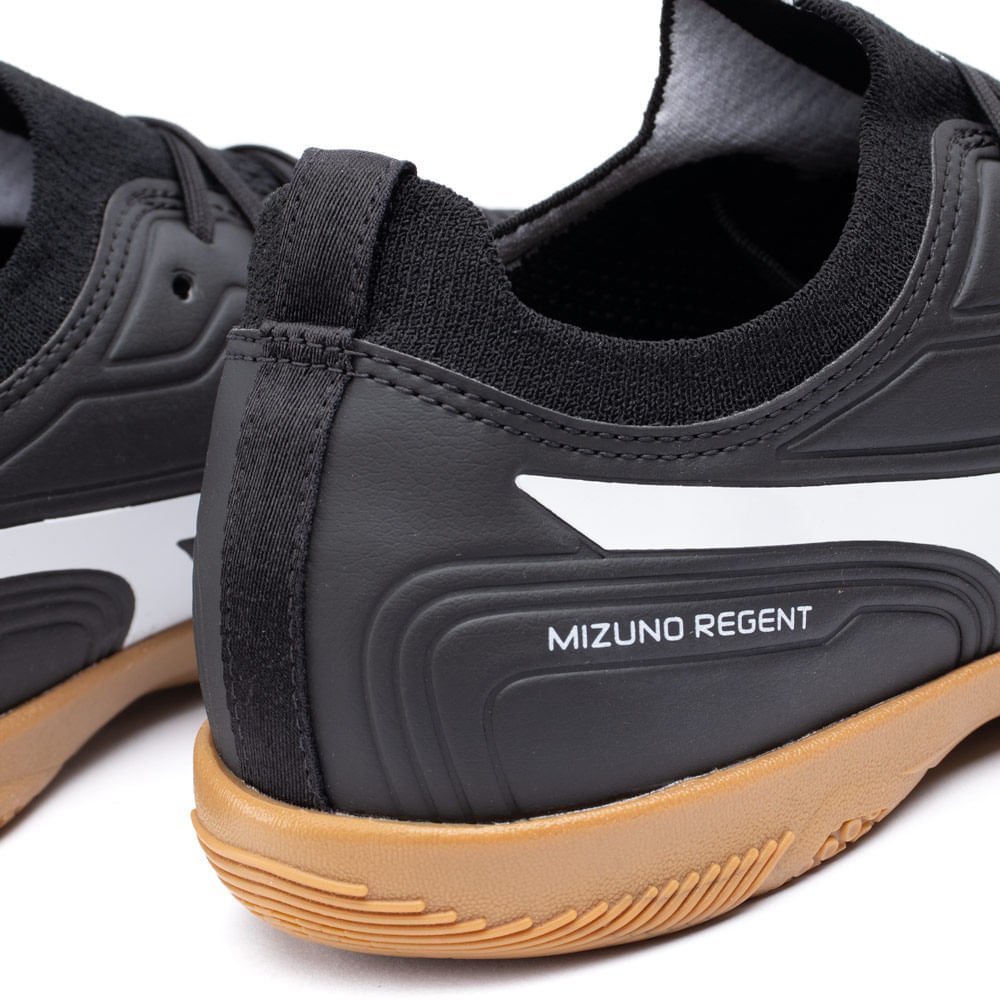 Chuteira Futsal Mizuno Regent AS Preto/branco Preto/Branco 6