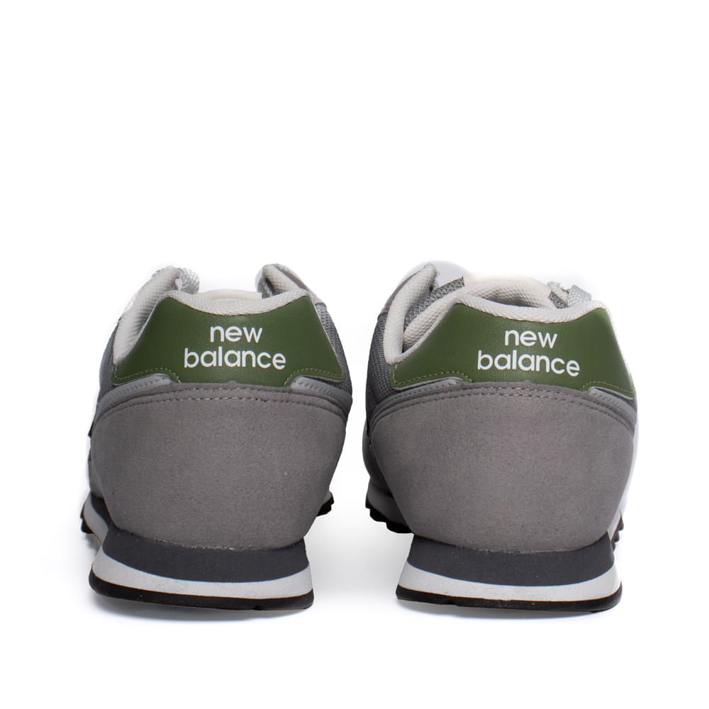 Tênis Masculino New Balance Camurça EVA Cinza/Verde Cinza/Verde 3