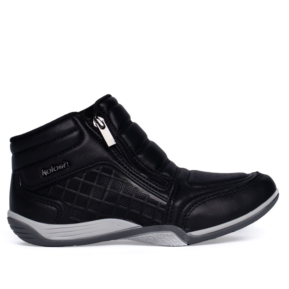 Tênis Feminino Kolosh Almeria Cano Alto Preto