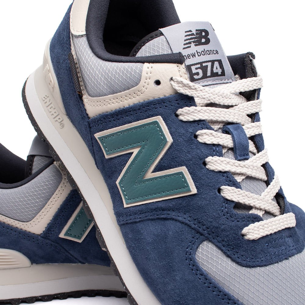Tênis Masculino New Balance 574 V2 Marinho/Cinza Marinho/Cinza 5