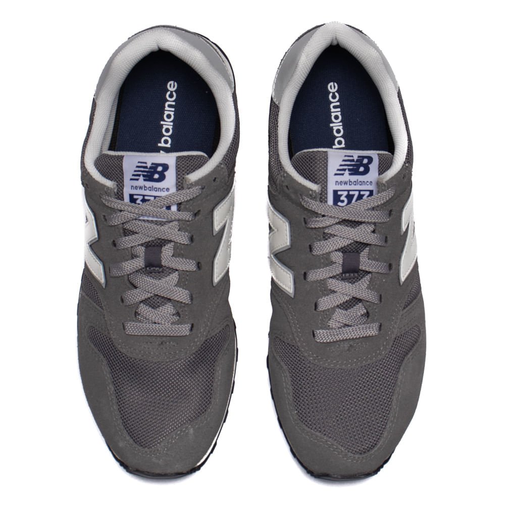 Tênis Masculino New Balance 373 Castlerock Cinza/branco Cinza/Branco 4