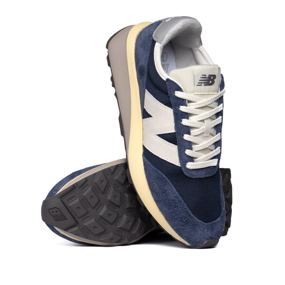 Tênis Masculino New Balance 370 Marinho/Off White Marinho 4
