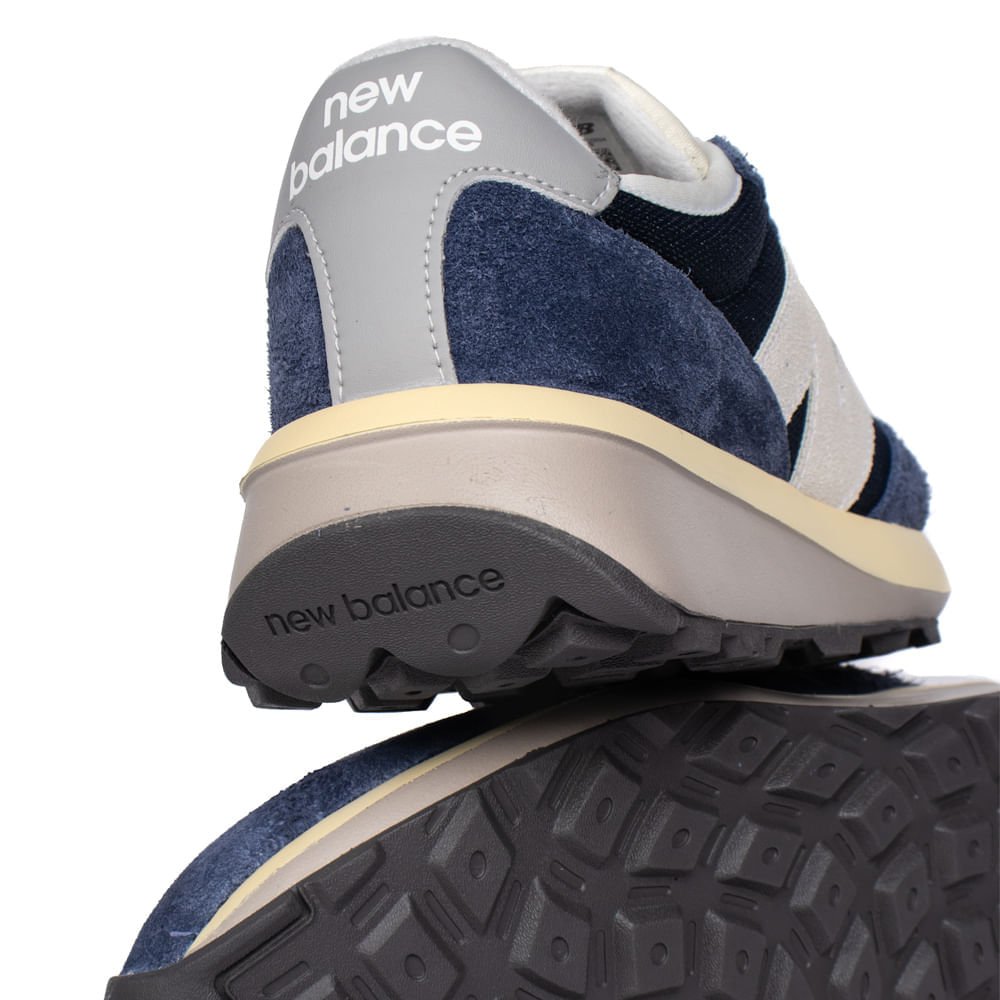 Tênis Masculino New Balance 370 Marinho/Off White Marinho 6