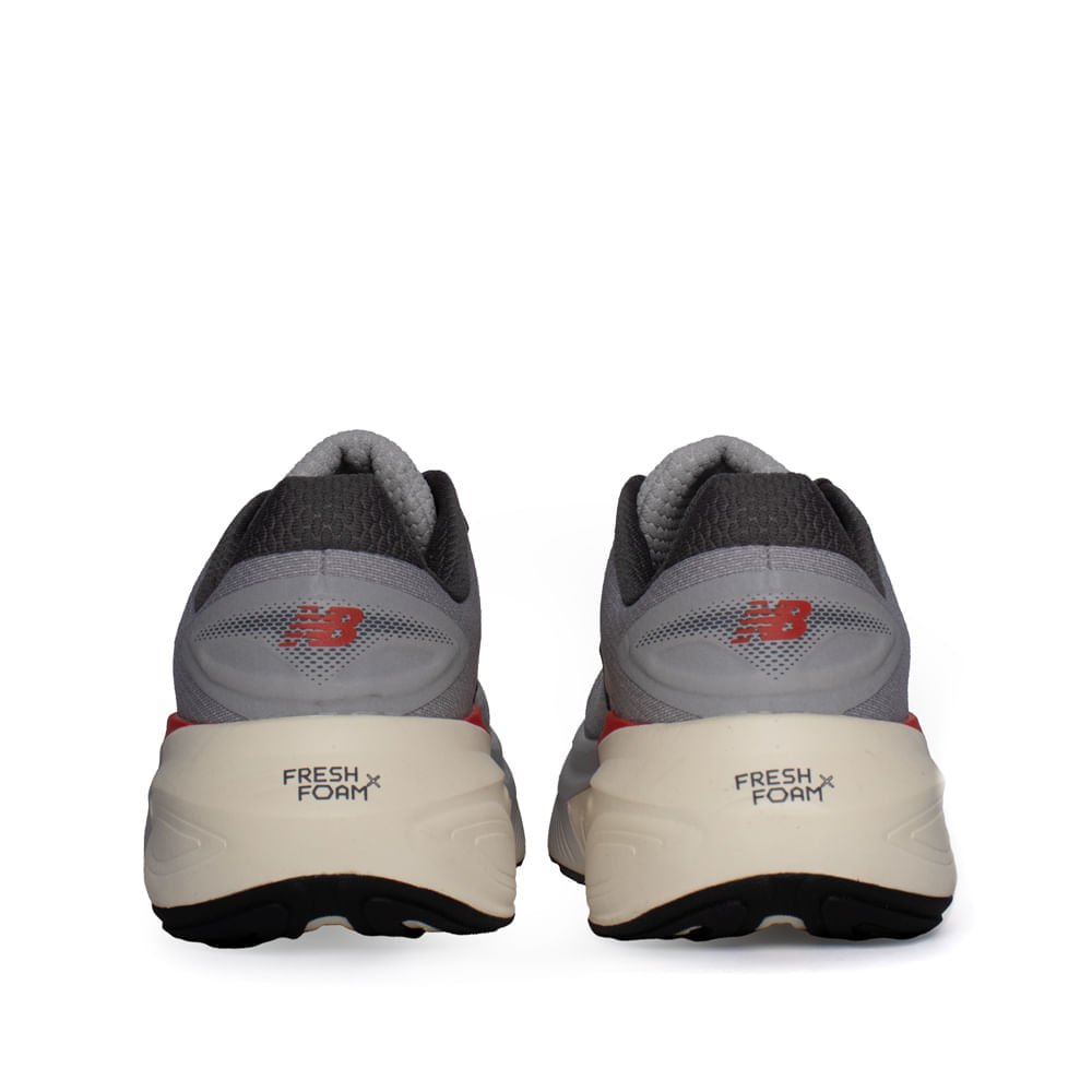 Tênis Masculino New Balance V6 Mesh Cinza Claro/Vermelho Cinza Claro 3