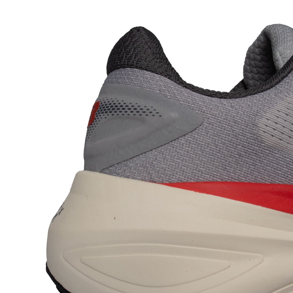 Tênis Masculino New Balance V6 Mesh Cinza Claro/Vermelho Cinza Claro 6