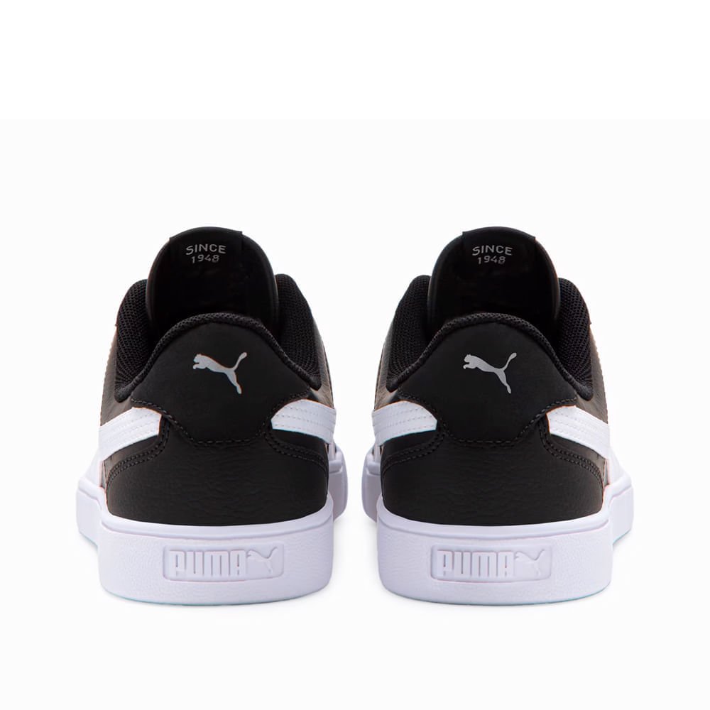 Tênis Masculino Puma Shuffle Microfuros Preto/Branco Preto/Branco 3
