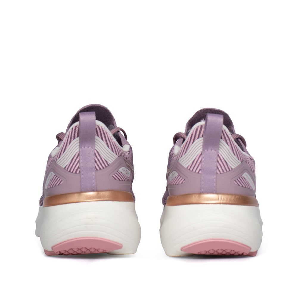 Tênis Feminino Mizuno Glow 3 Respirável Roxo Claro Roxo 3