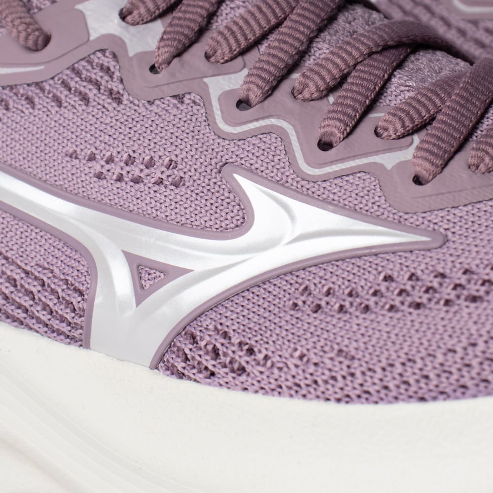 Tênis Feminino Mizuno Glow 3 Respirável Roxo Claro Roxo 5