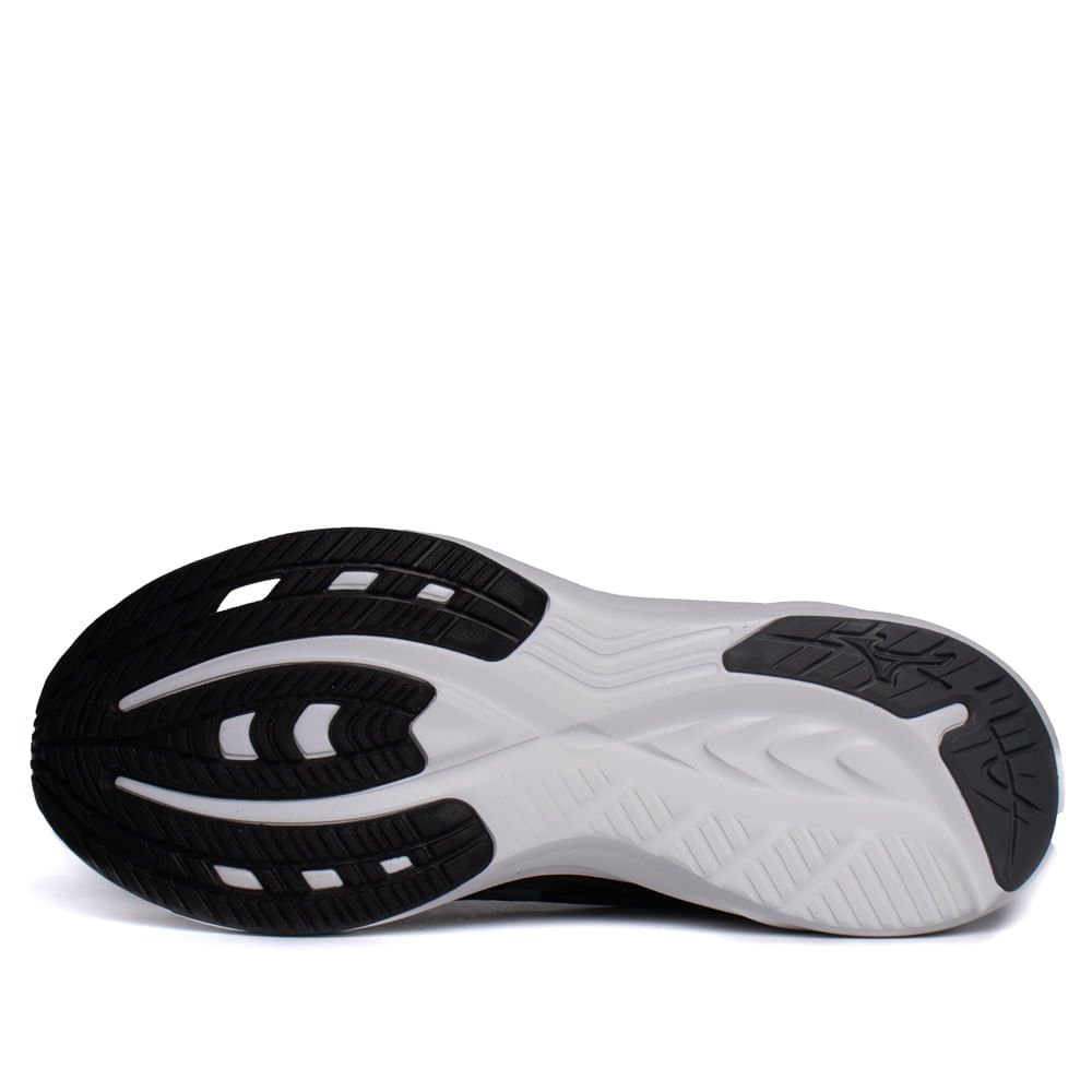 Tênis Masculino Mizuno Space 5 Respirável Preto/Branco Preto/Branco 2