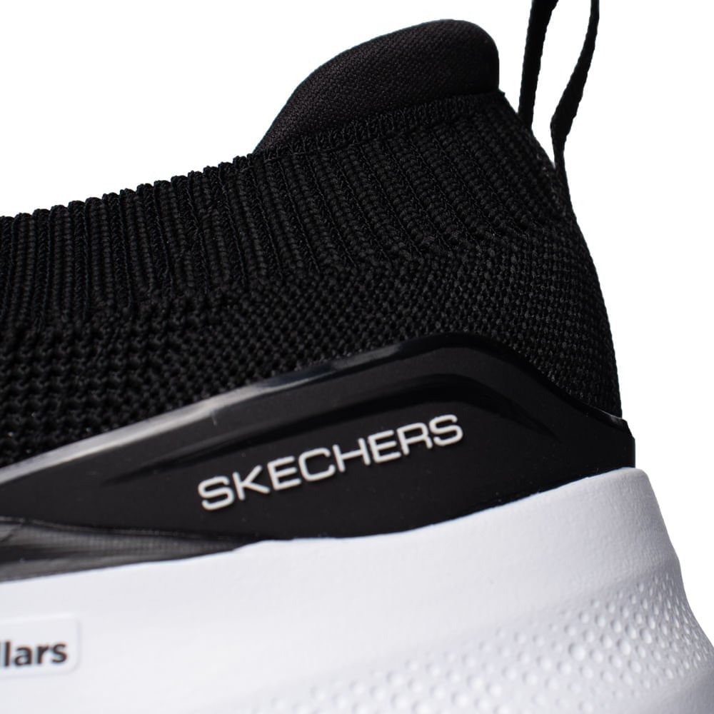 Tênis Masculino Skechers GOwalk 6 Conforto Extra Preto Preto 5