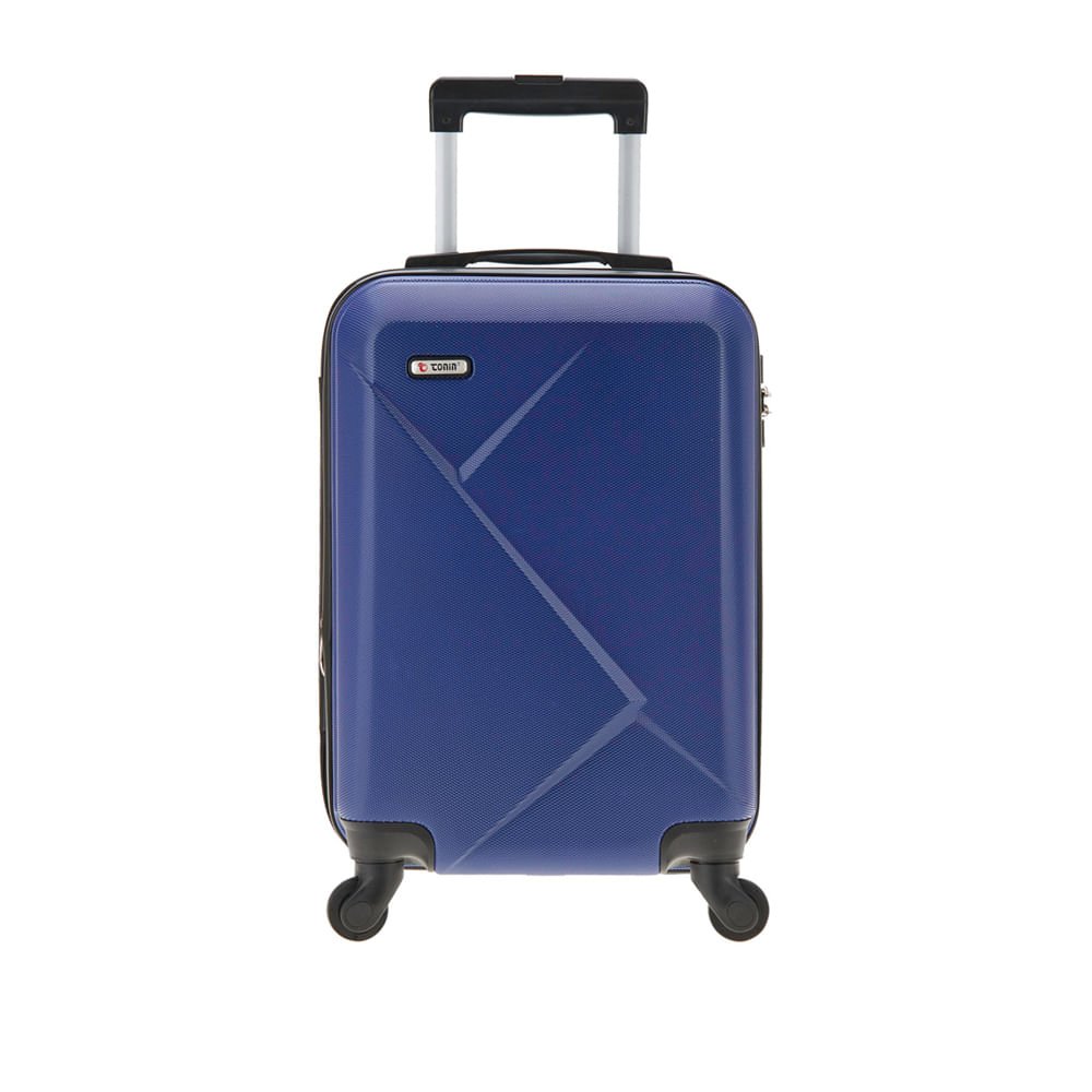 Mala Tonin Boreal Rígida Cadeado Pequena Azul