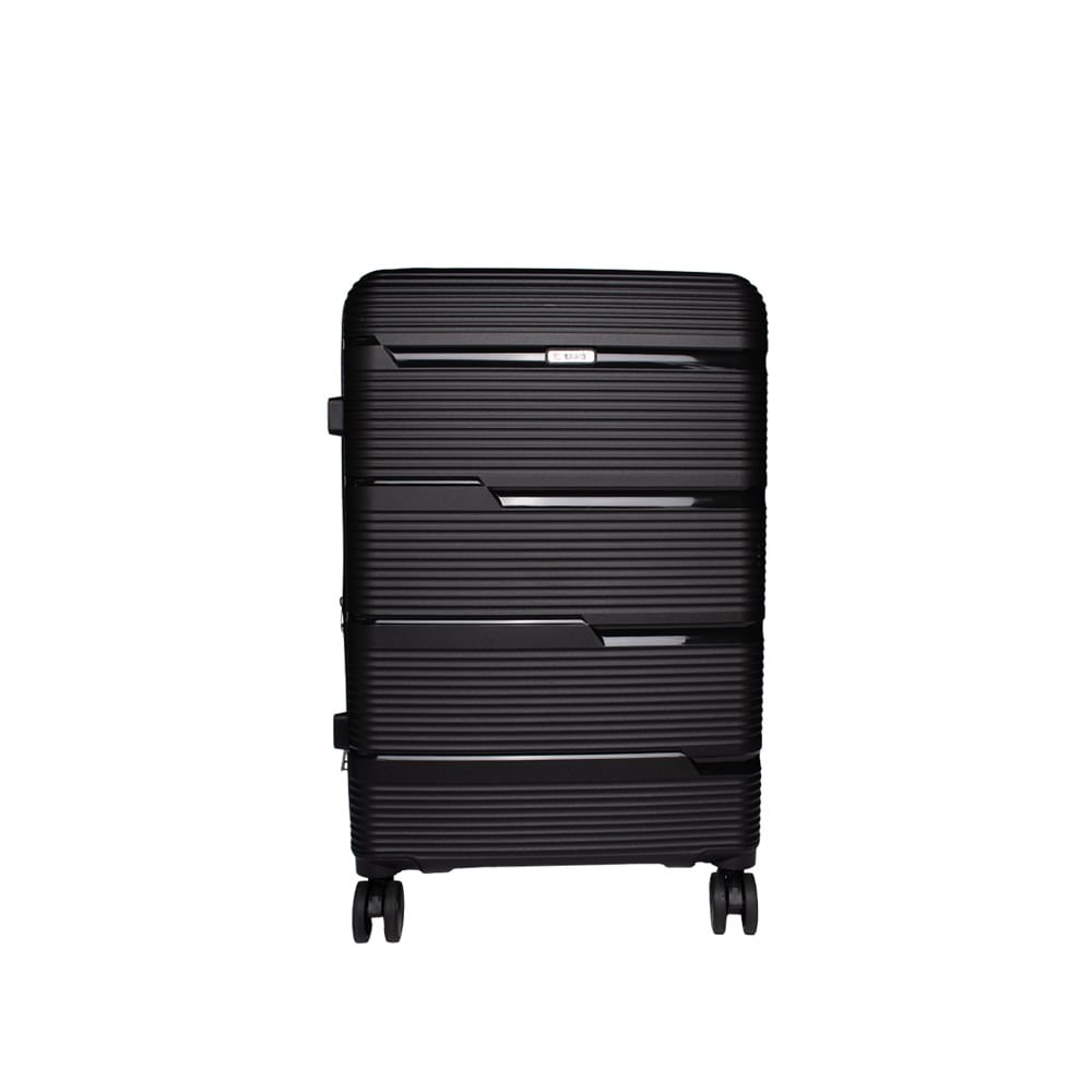 Mala Tonin Karbono Polipropileno Cadeado Média Preto